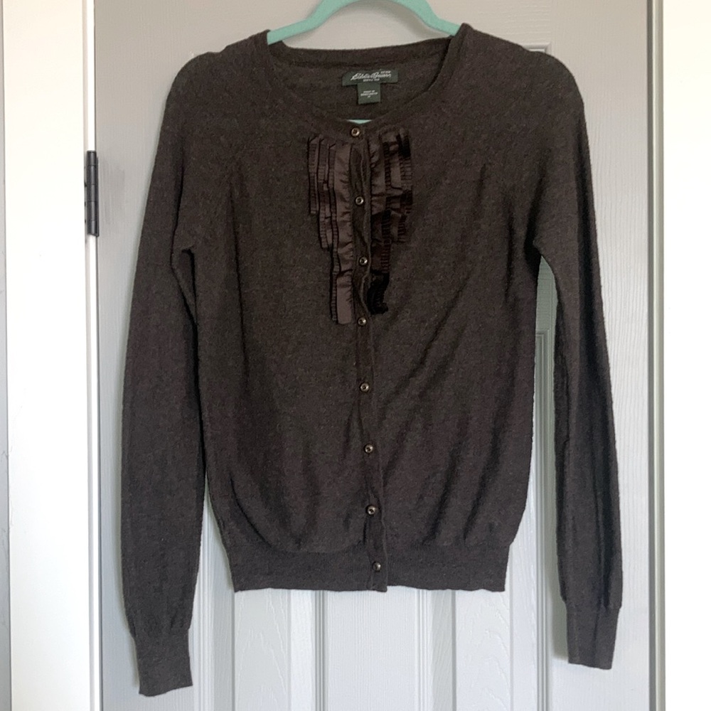 Eddie Bauer Cocoa Cardigan -MD